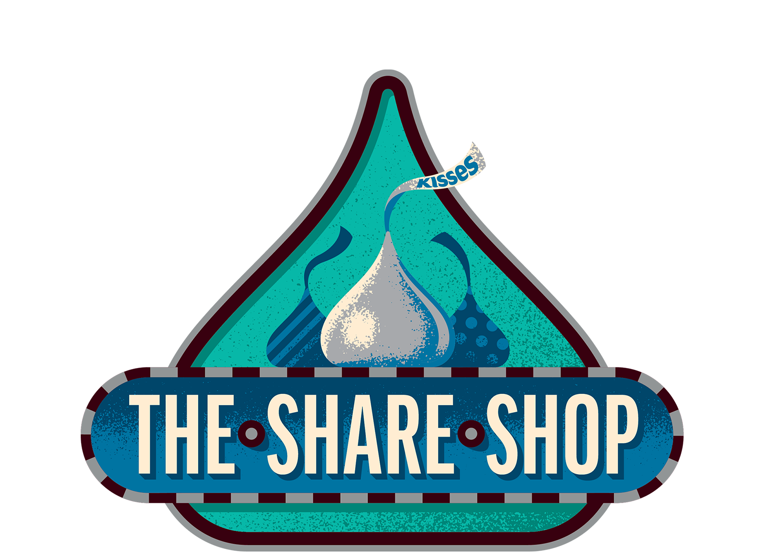 The HERSHEY'S KISSES Share Shop Logo