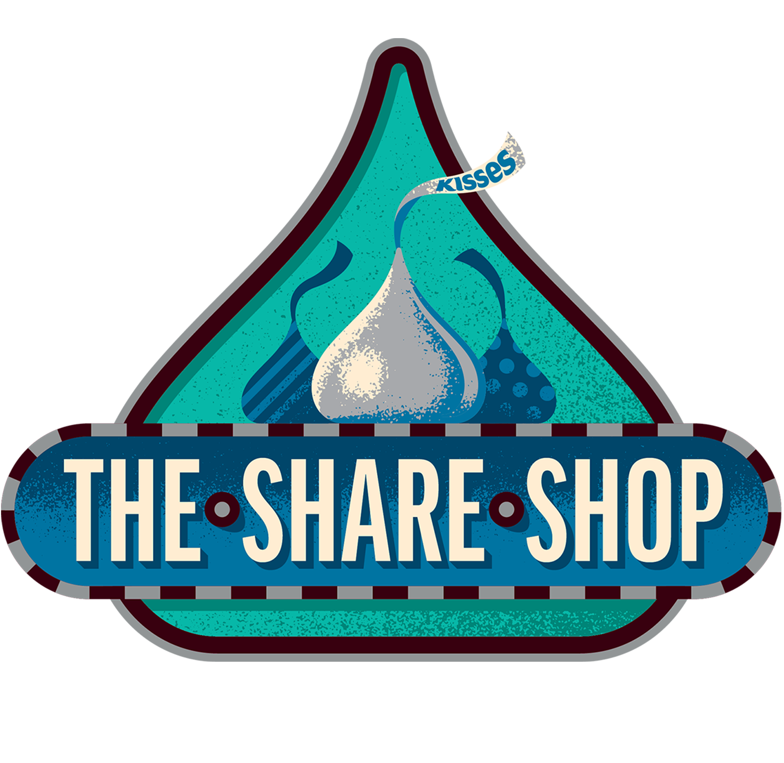 The HERSHEY'S KISSES Share Shop Logo